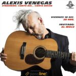 Alexis Venegas anuncia concierto por streaming para el viernes 18 de diciembre