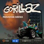 Gorillaz regresa a Chile el 2022