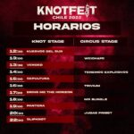 METAL: Knotfest Chile 2022 anuncia sus horarios