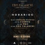 METAL: Horarios Edu Falaschi en Santiago