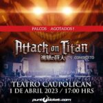 Attack on Titan en Concierto rock sinfónico se presentará en el Teatro Caupolicán