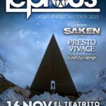METAL: Saken abrirá show de Leprous en Buenos Aires