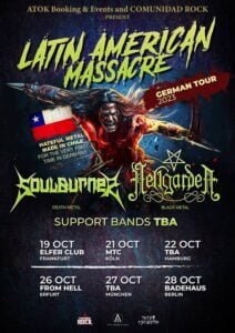 soulburner y hellgarden metal chile