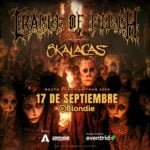 METAL: Cradle Of Filth regresa a Chile este 17 de septiembre